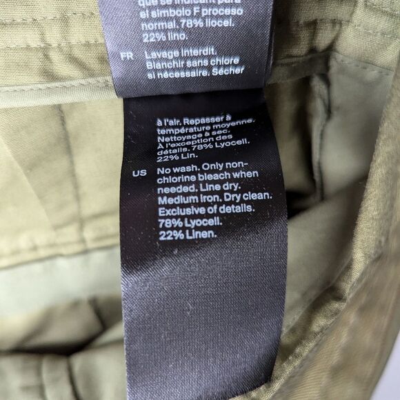 NWT COS linen blend high waist pleated shorts - Picture 9 of 10